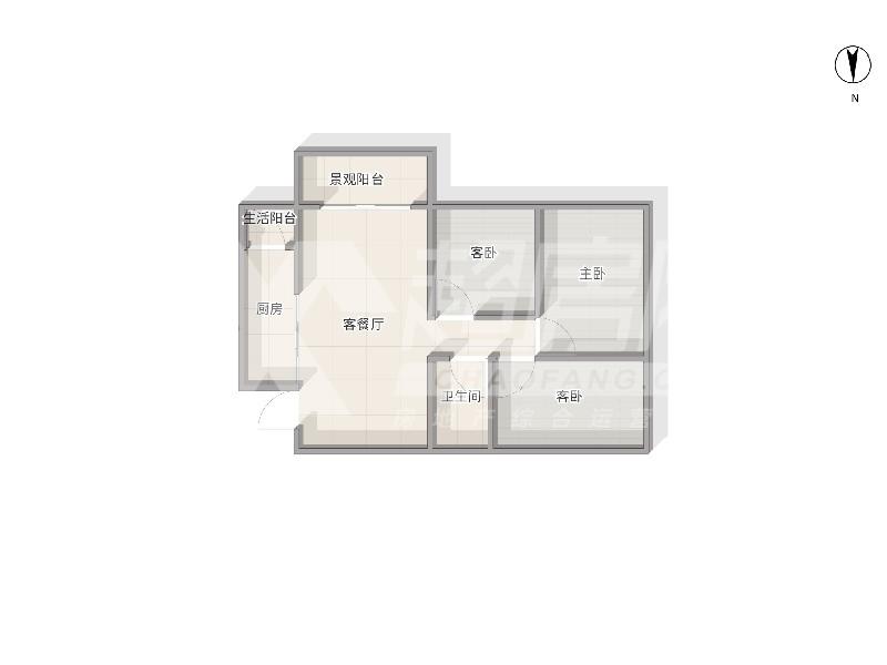 万科沁园二手房户型图