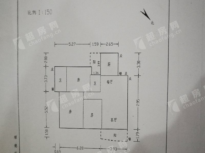 勒流翠景苑二手房户型图