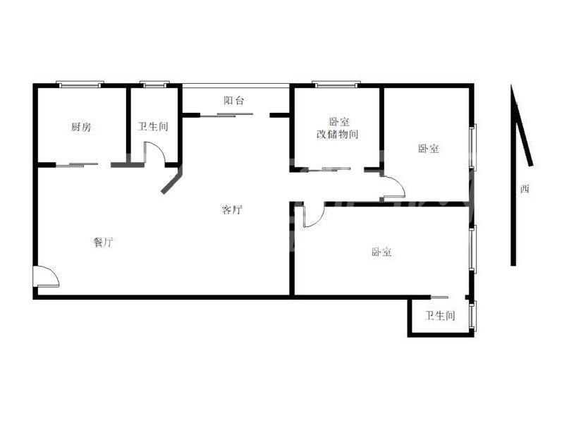 广业楼二手房户型图