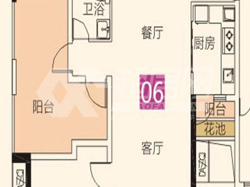 中博城果（汇盈苑）二手房户型图