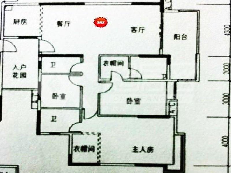 三洲居委会二手房户型图