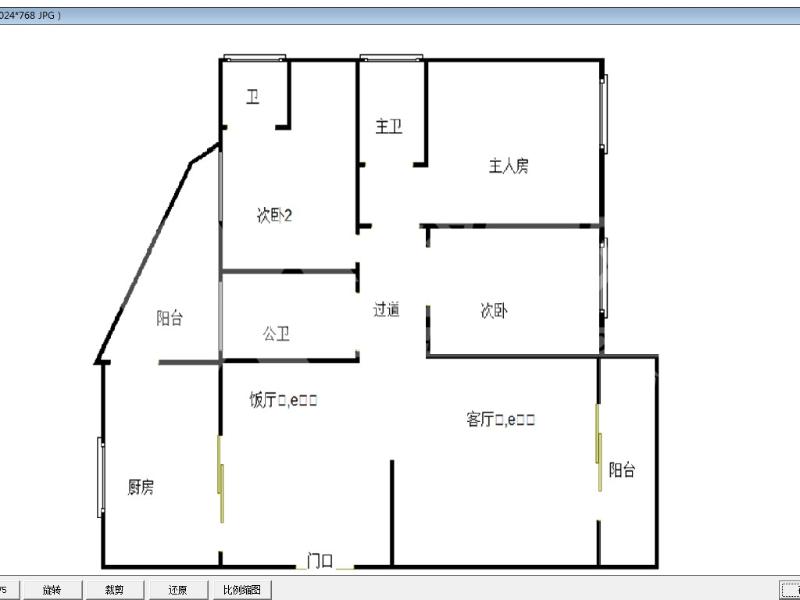 顺宝花园（杏坛）二手房户型图