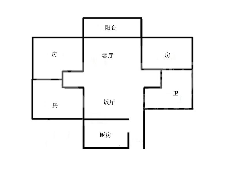 都市经典二手房户型图