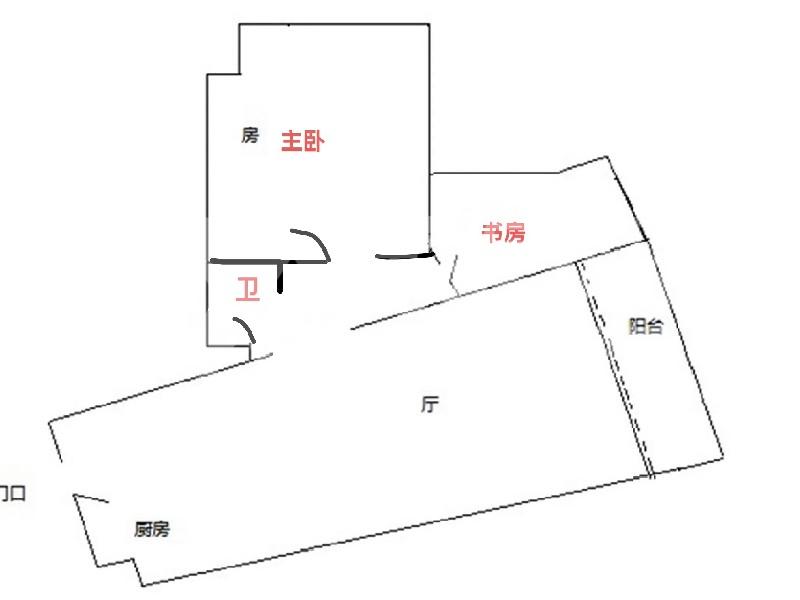 明日华府二手房户型图