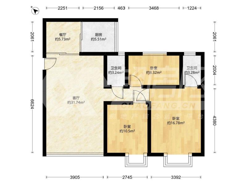 翠逸轩二手房户型图