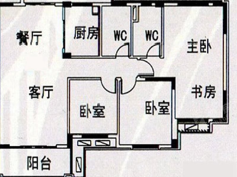 龙江碧桂园豪庭二手房户型图