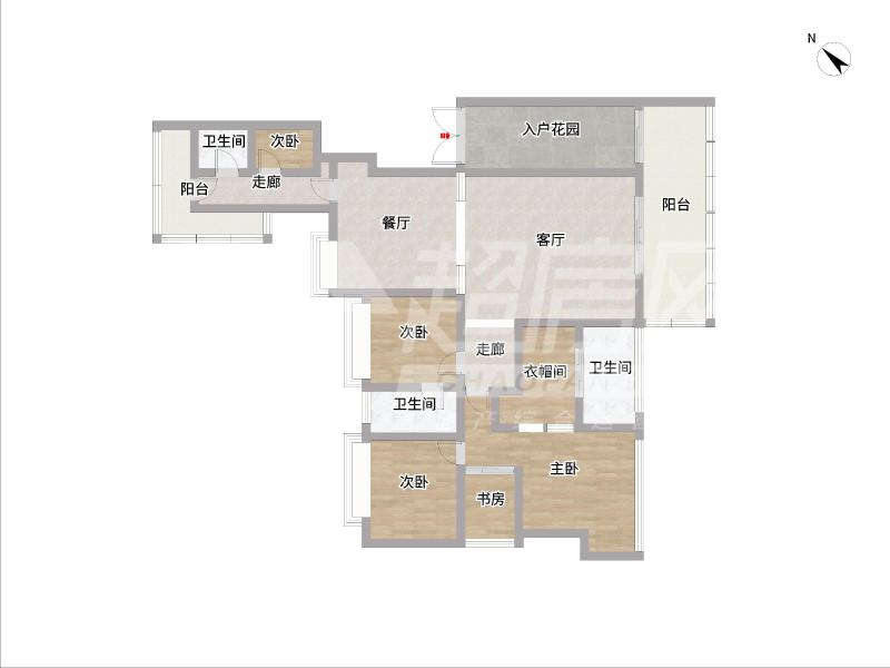 海岸星座二手房户型图
