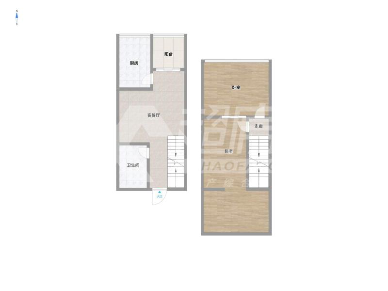 绿地中心（商住楼）二手房户型图