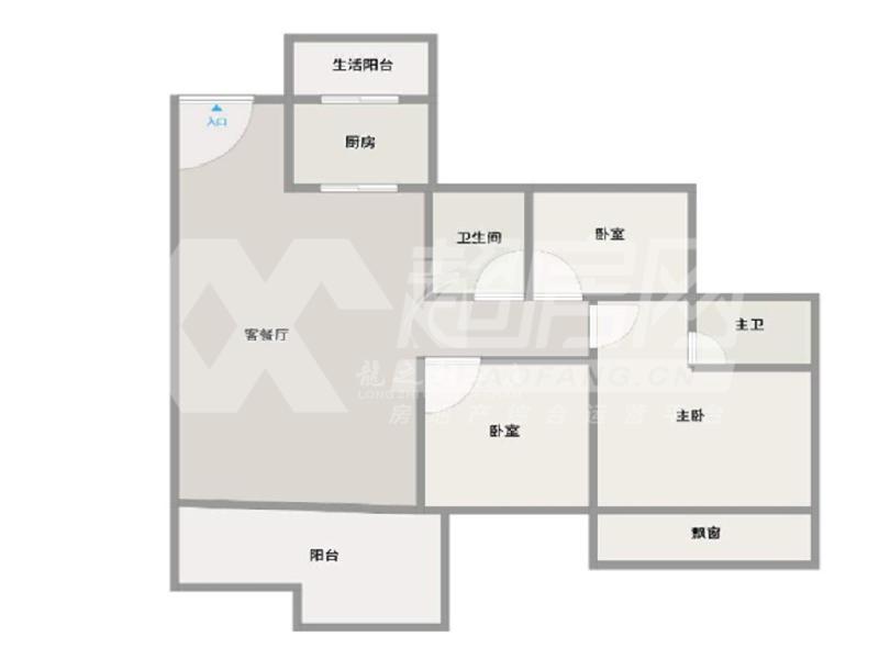 涛汇御河湾二手房户型图