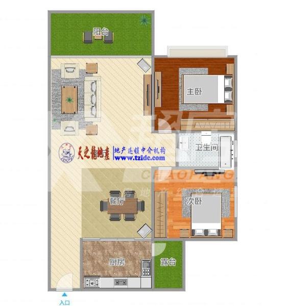 枫叶湾二手房户型图