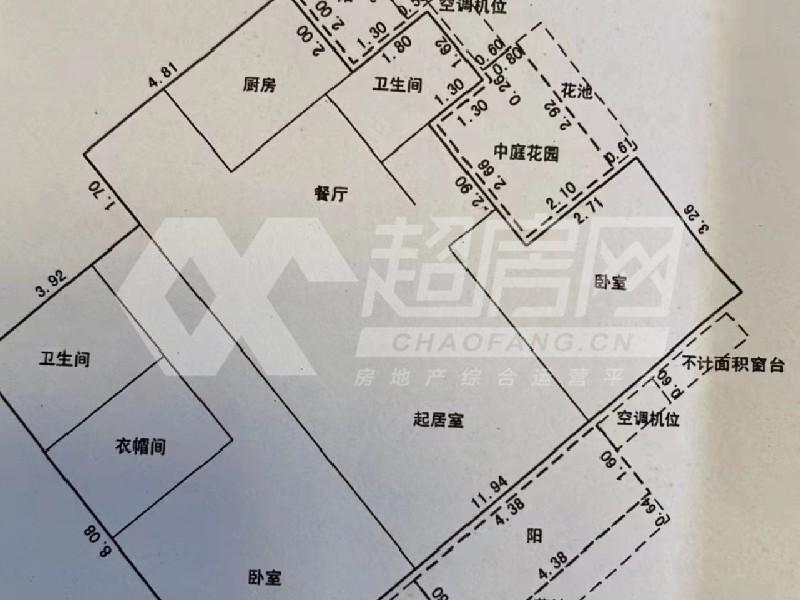 美的翰城花园二手房户型图