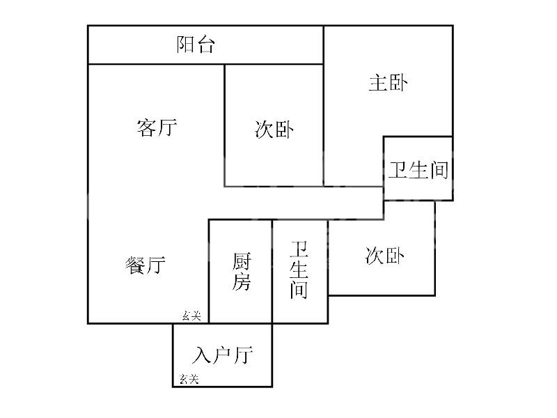 尚苑二手房户型图