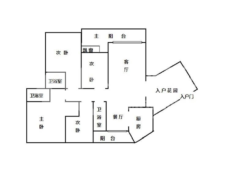 御翠豪苑二手房户型图