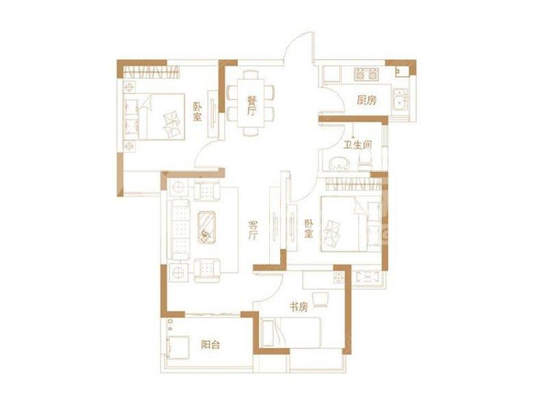 港隆花园二手房户型图