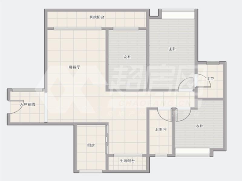 海琴水岸二手房户型图