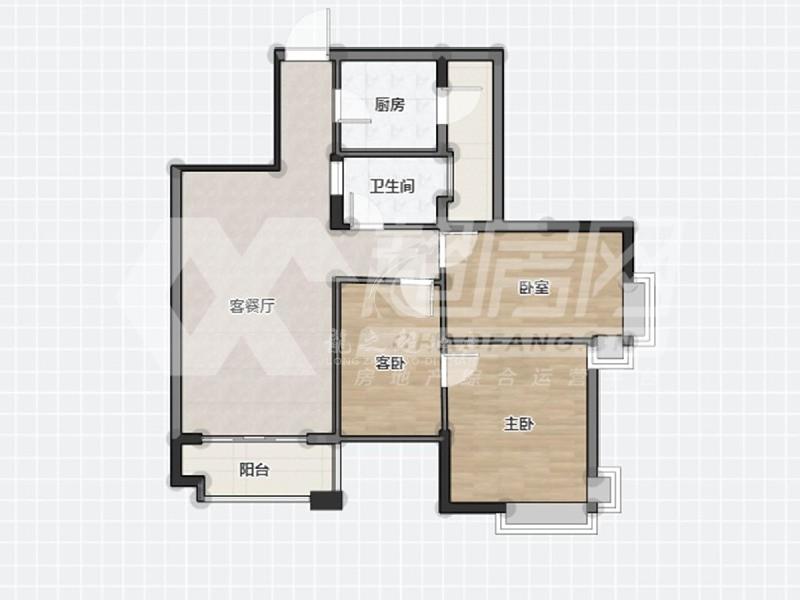 涛汇领御花园二手房户型图