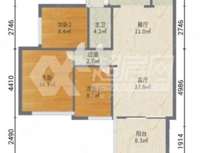 水悦云天二手房户型图