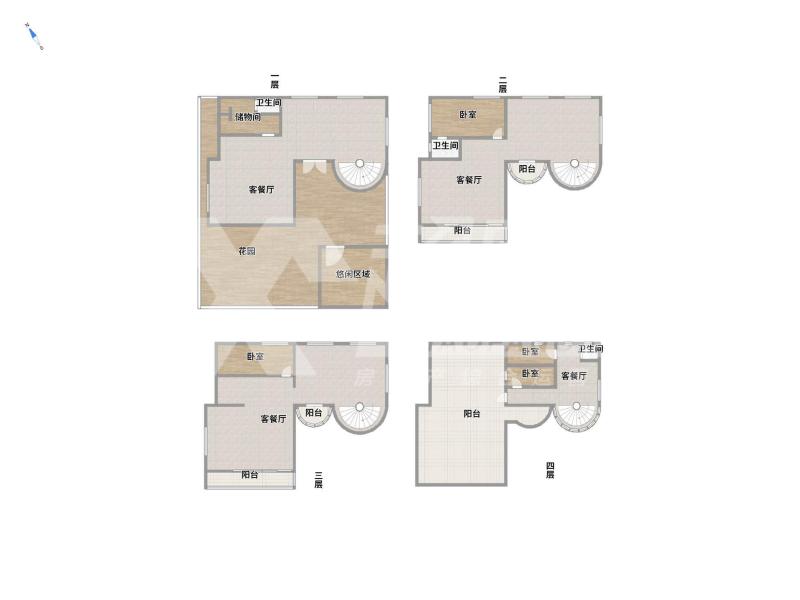 北区居委会二手房户型图