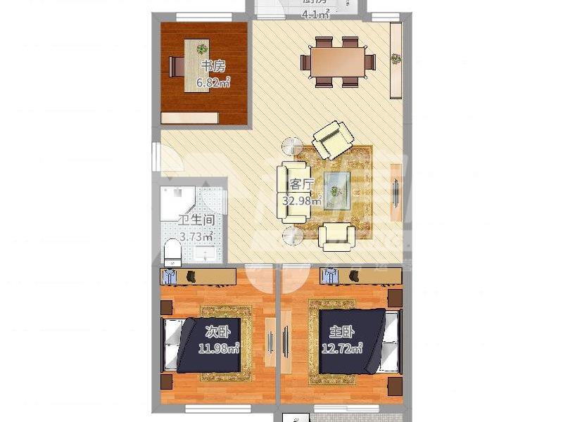 新景轩二手房户型图