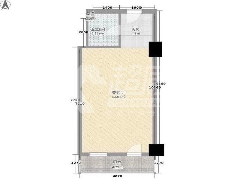 绿地国际花都二手房户型图