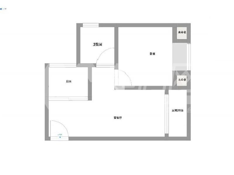 美的简岸花园二手房户型图