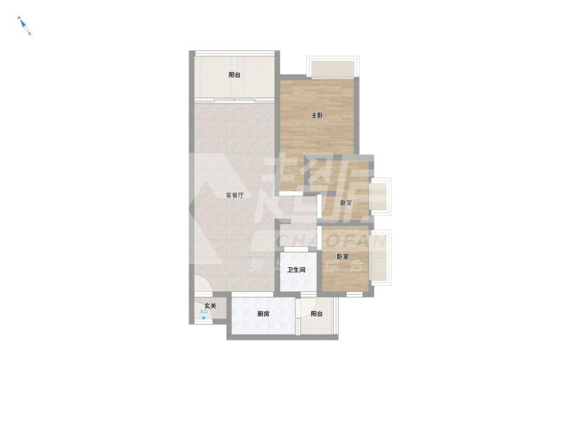 康格斯花园二手房户型图
