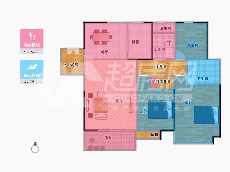 美的御海东郡二手房户型图