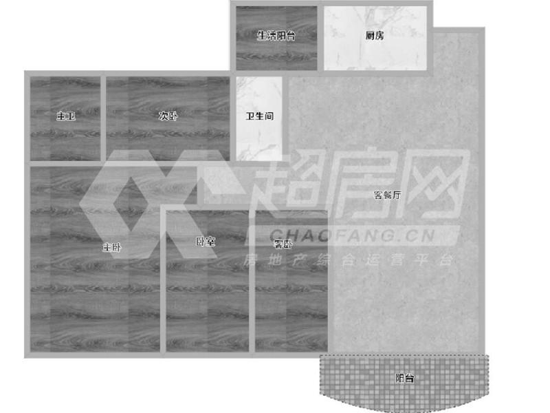 翠怡花园二手房户型图