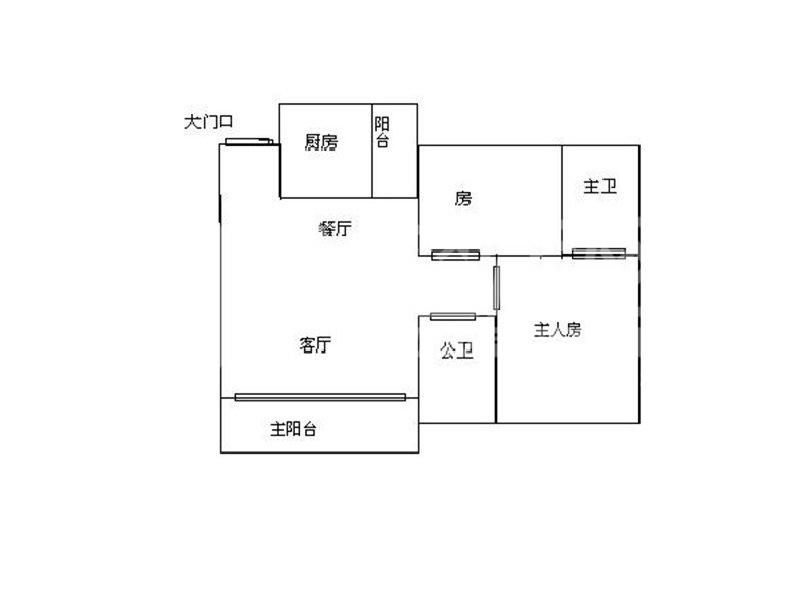 景翠名都二手房户型图