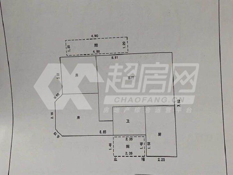 名门天下二手房阳台