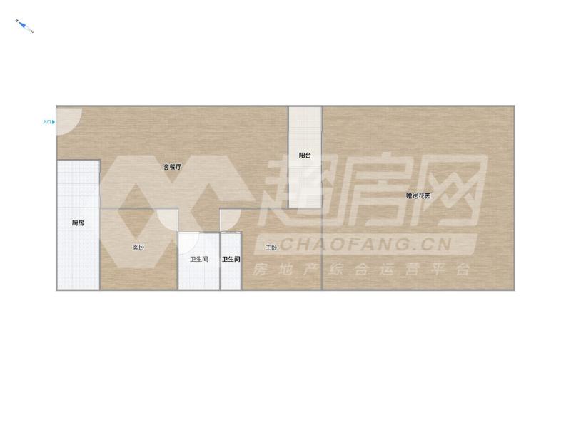 保利中宇花园二手房户型图