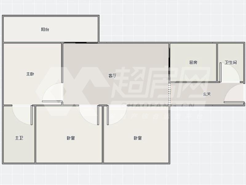 景泰花园二手房户型图