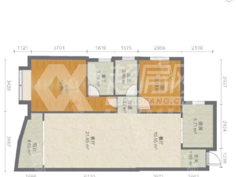 美的海岸花园二手房户型图