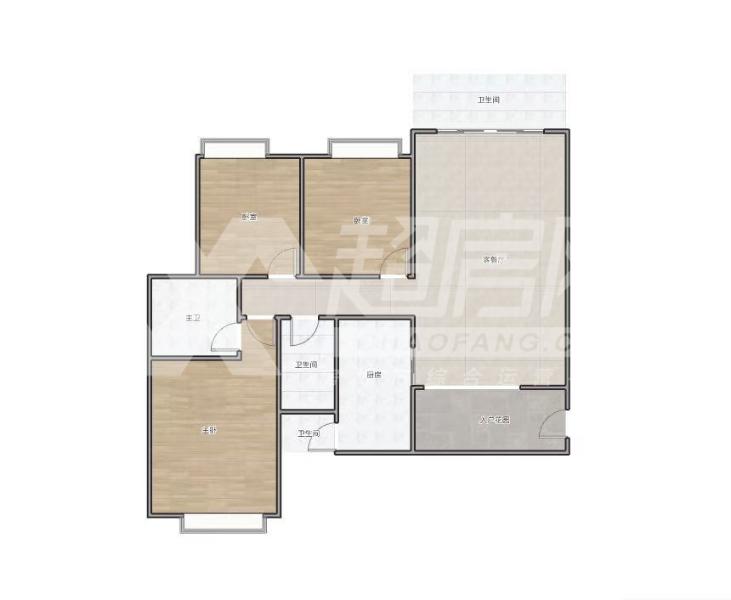 保利上城二手房户型图