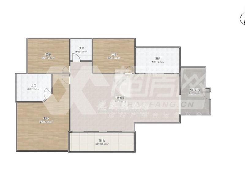 伦教保利中央公园二手房户型图