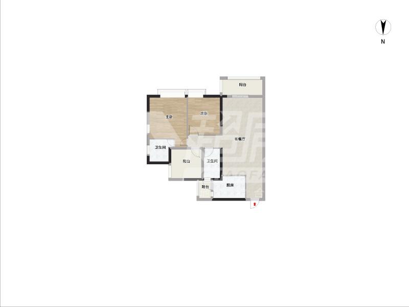龙湖春江名城二手房户型图