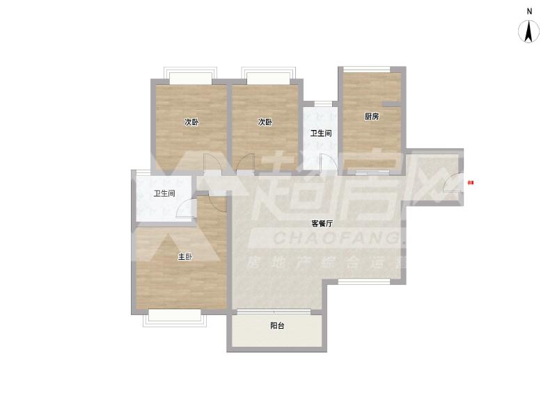 敏捷畔海御峰（B区）二手房户型图