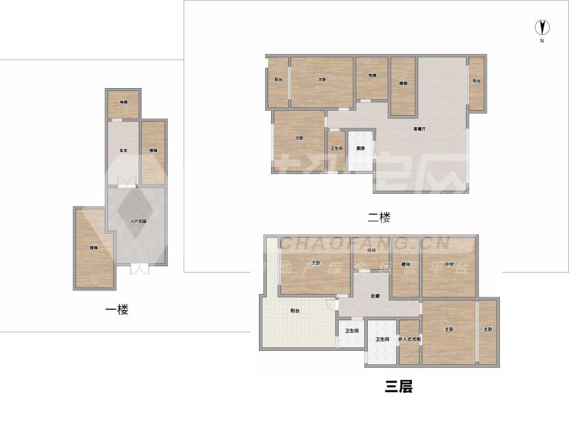 华侨城天鹅湖（别墅）二手房户型图
