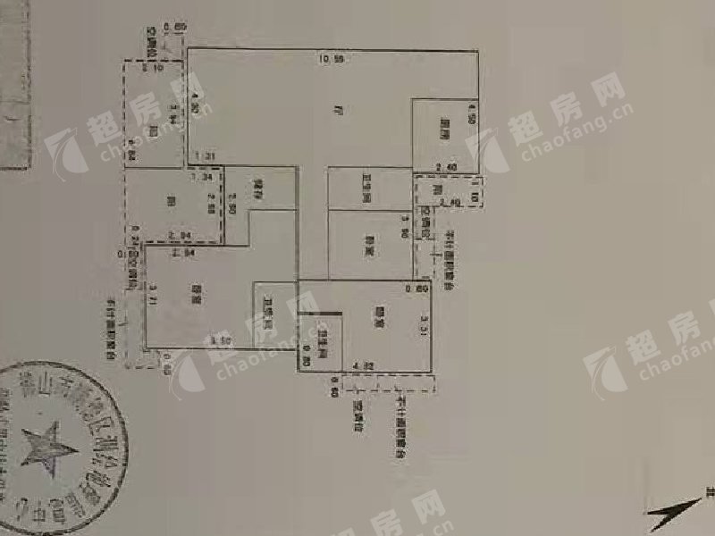 天悦湾花园(b区)二手房户型图