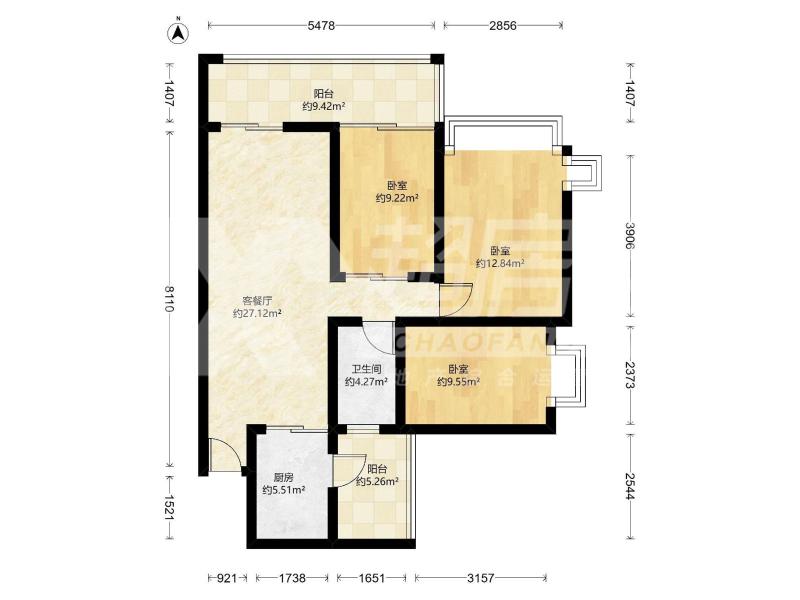 雅居乐花园（大良）二手房户型图