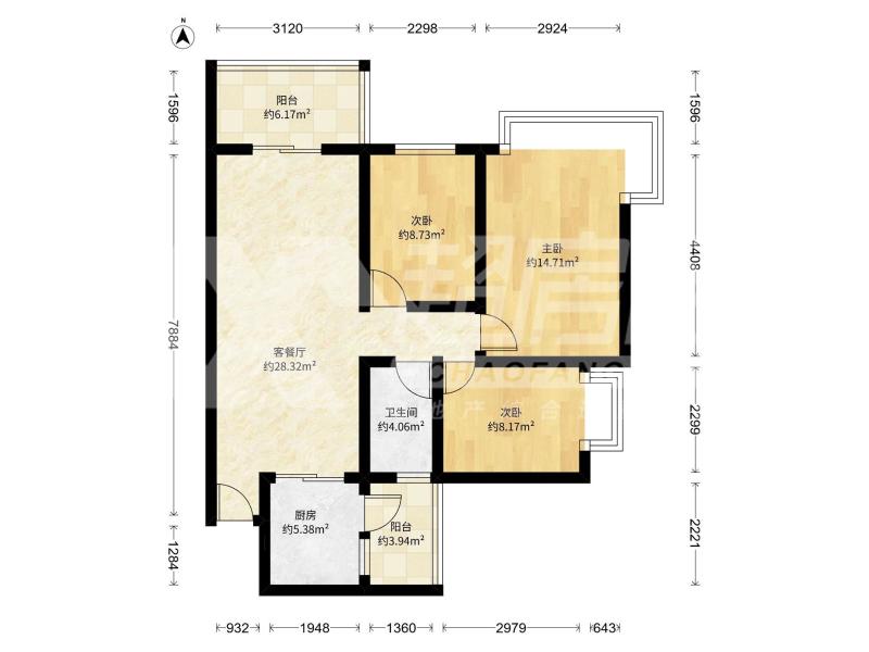 雅居乐花园（大良）二手房户型图