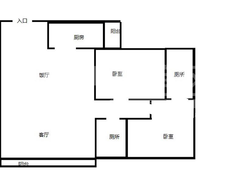 景翠名都二手房户型图