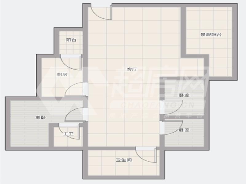 美的海岸花园二手房户型图
