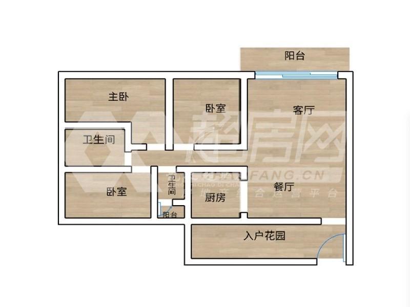 天品花园二手房户型图