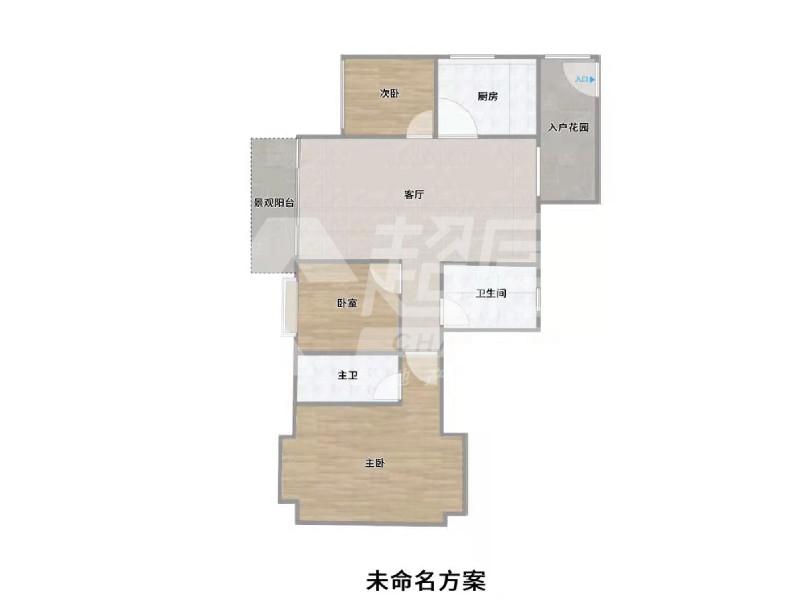 颐澳领地园二手房户型图