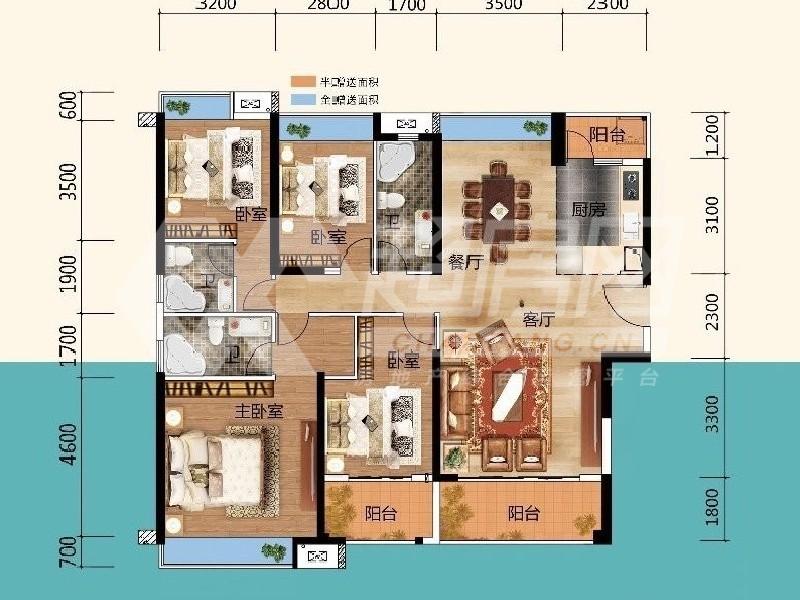 都市经典二手房户型图