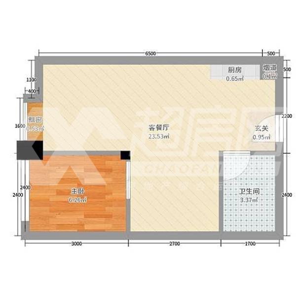 柏涛湾二手房户型图