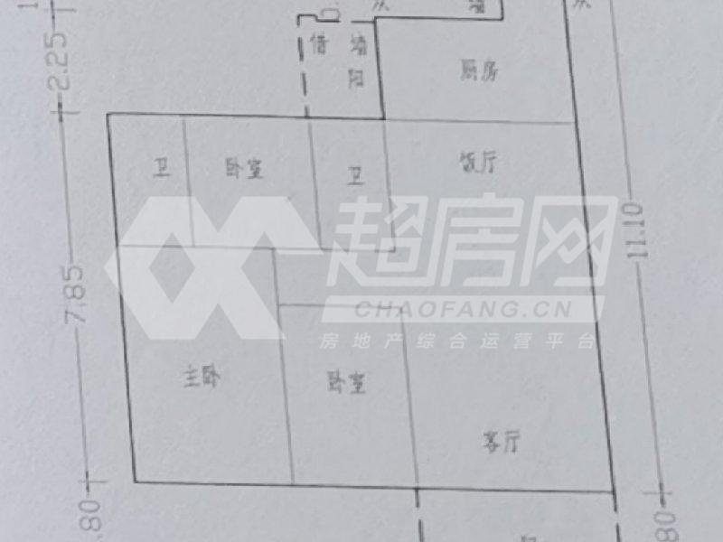 景泰花园二手房户型图
