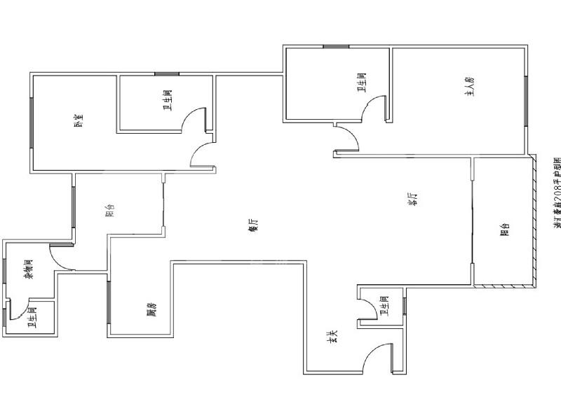 涛汇豪庭二手房户型图