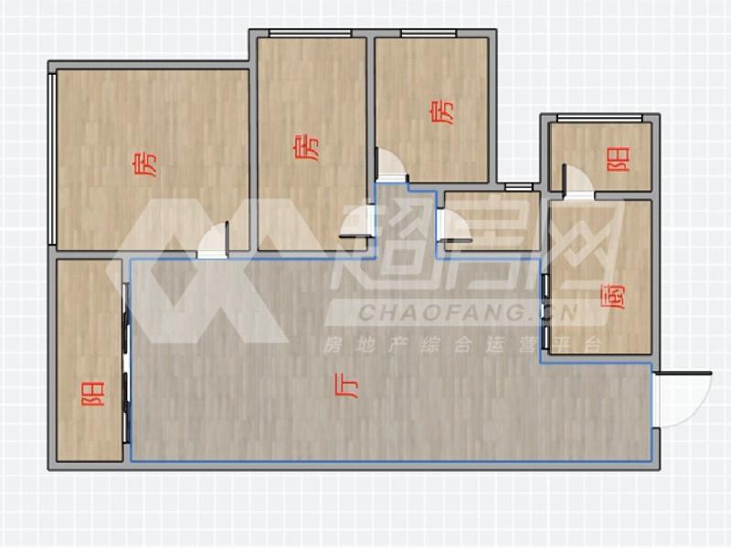 中博城果（汇盈苑）二手房户型图